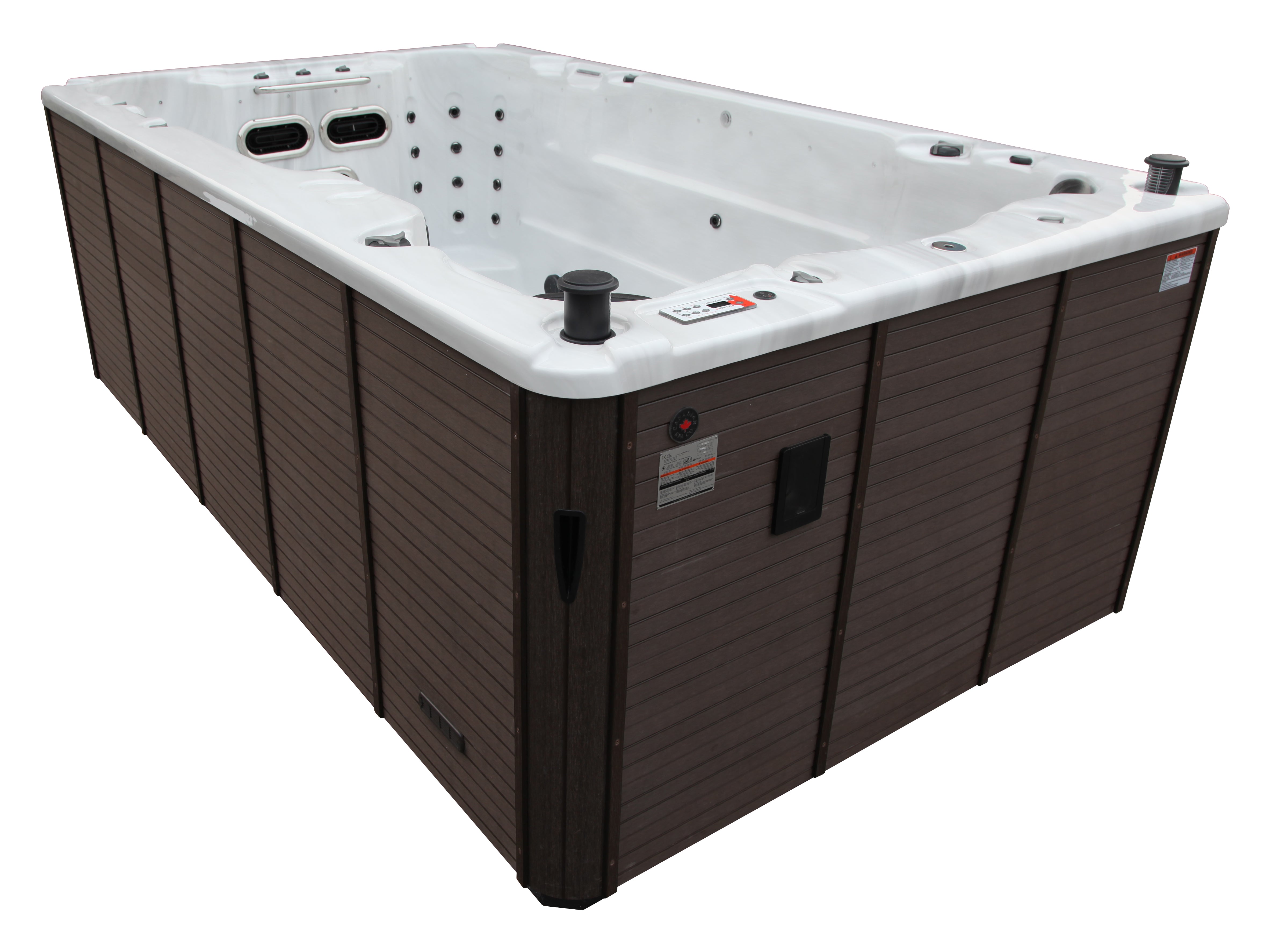 Canadian Spa Company St. Lawrence 13ft 12-Person 39-Jet Swim Spa - KS-10027