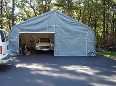 Rhino Shelter Instant Garage (Peak Style) 22’W x 24’L x 12’H - GA222412H