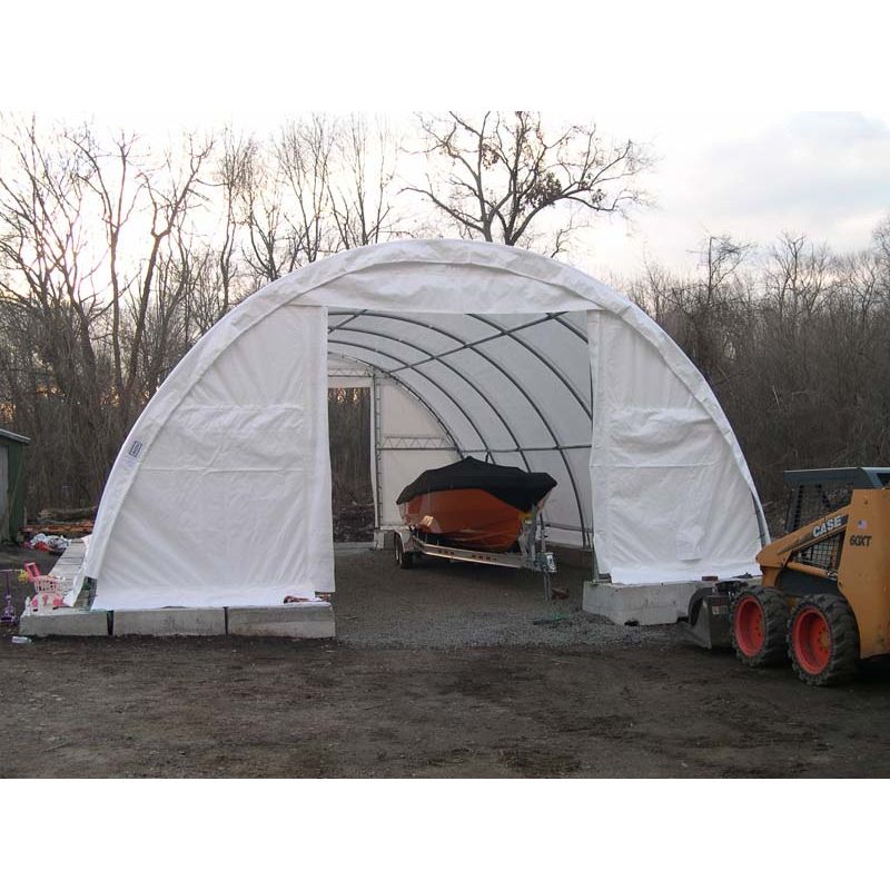 Rhino Shelter Portable Building (Round Style) 30’W x 40’L x 15’H – TR304015WHD