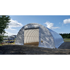 Rhino Shelter Portable Building (Round Style) 30’W x 40’L x 15’H – TR304015WHD