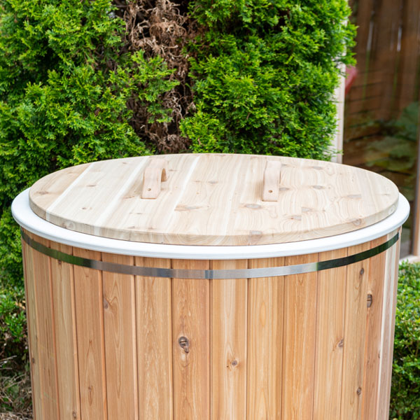 Dundalk LeisureCraft Canadian Timber 36" Round Cold Plunge Lid - 730189