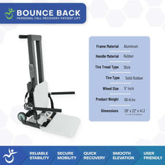 MobilePatientLift Bounce Back Personal Patient Lift for Fall Recovery MP-P10