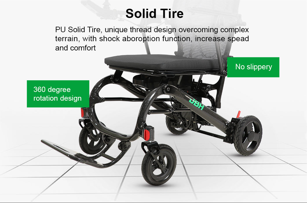 JBH Ultra-lightweight Carbon Fiber Wheelchair DC10L