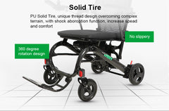 JBH Ultra-lightweight Carbon Fiber Wheelchair DC10L