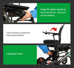 JBH Ultra-lightweight Carbon Fiber Wheelchair DC10L
