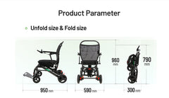 JBH Ultra-lightweight Carbon Fiber Wheelchair DC10L