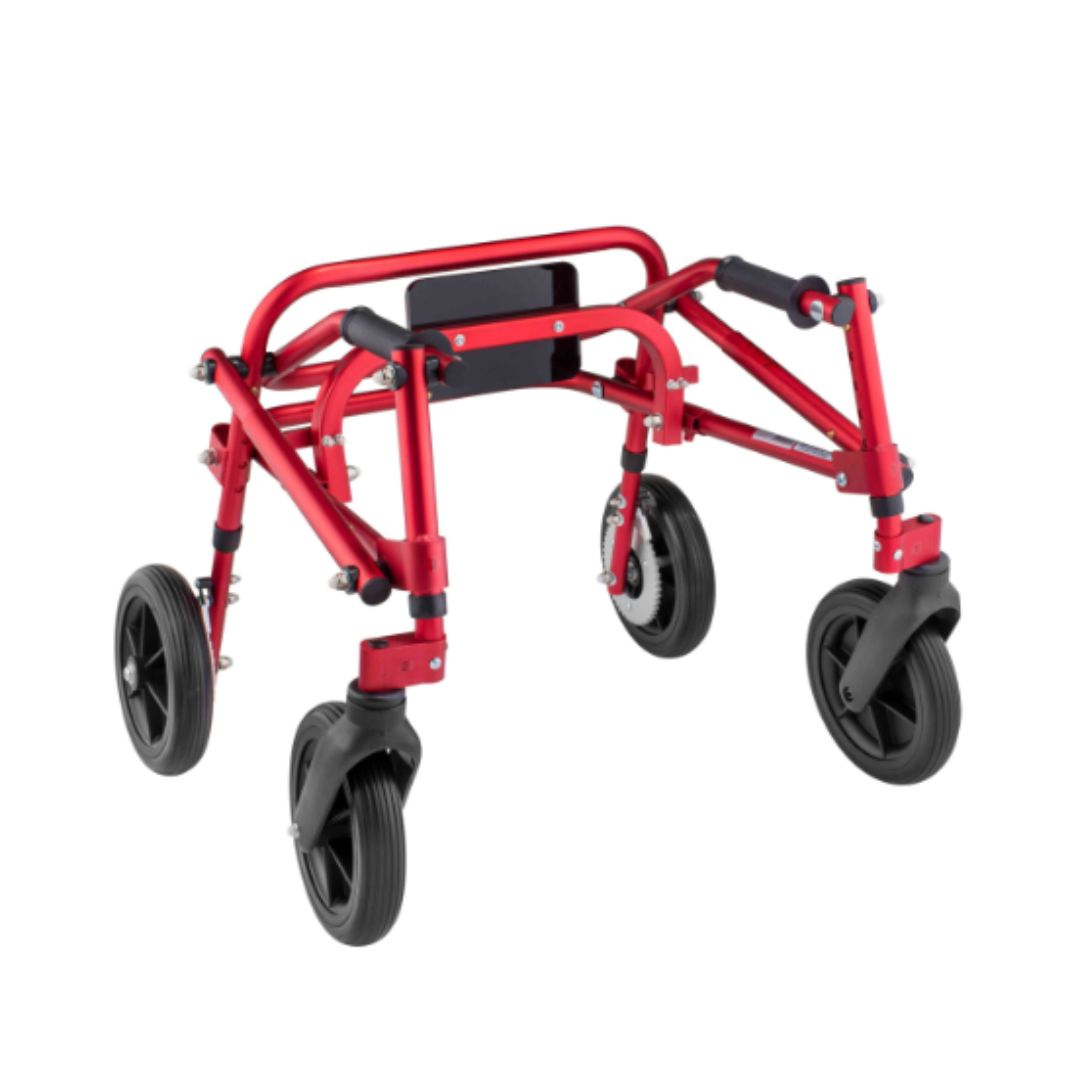 Circle Specialty Klip 4-Wheel Posterior Gait Trainer with Flip Up Seat & 8-outdoor wheel - KP518-28-38-48