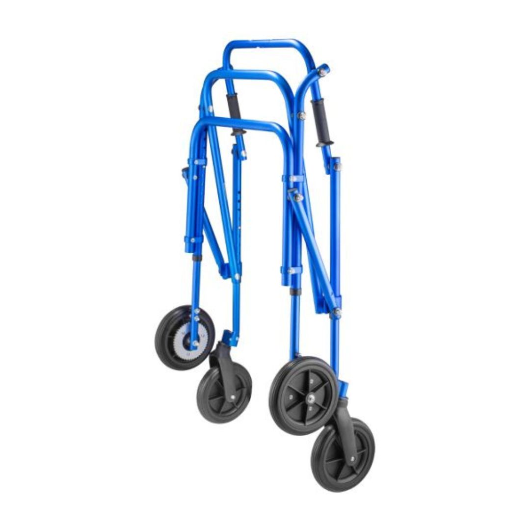 Circle Specialty Klip 4-Wheel Posterior Gait Trainer Pediatric Walker With 8" Wheel - KP418-28-38-48