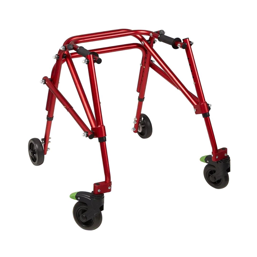 Circle Specialty Klip 4-Wheel posterior Pediatric Walker - KP410-420-430-440