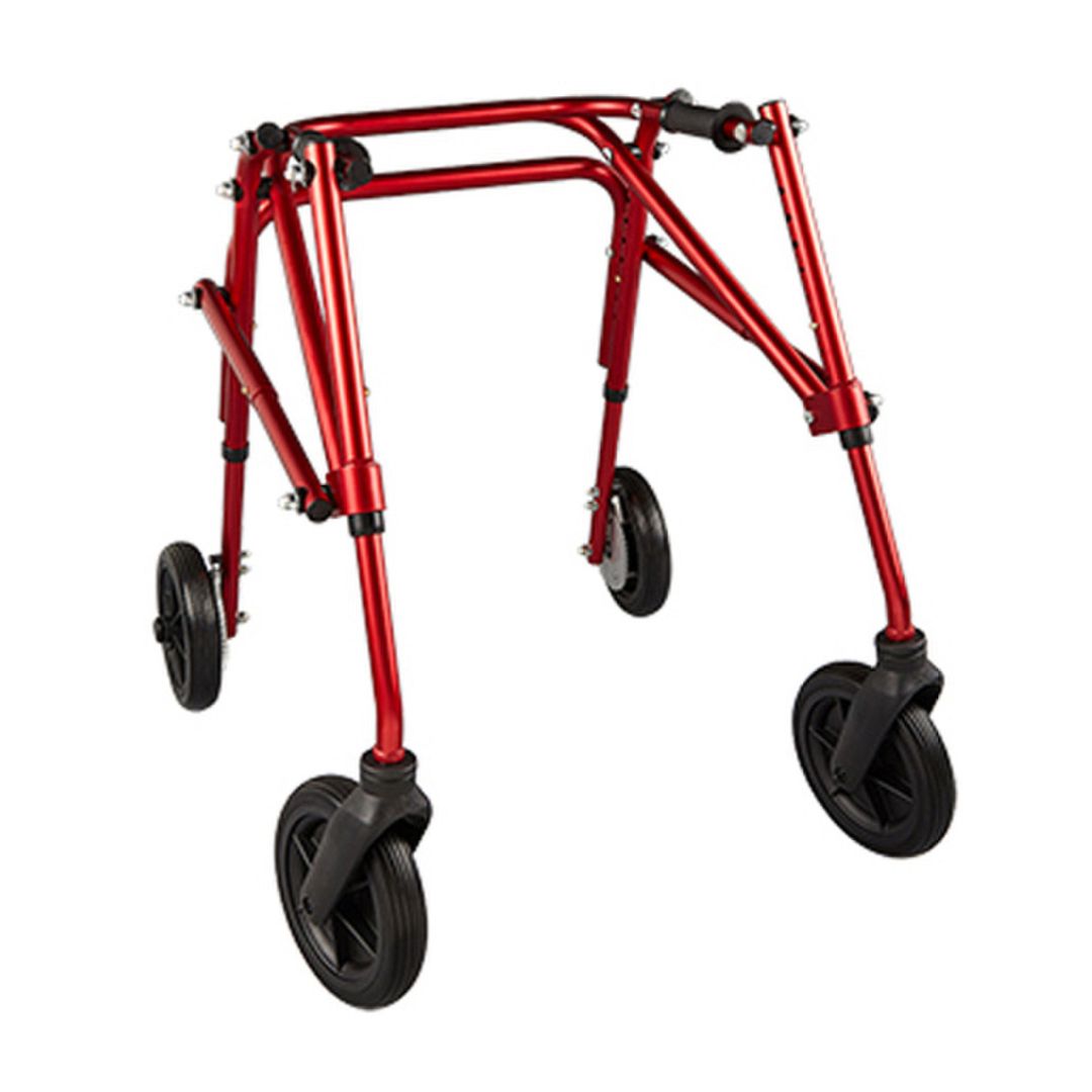 Circle Specialty Klip 4-Wheel Posterior Gait Trainer Pediatric Walker With 8" Wheel - KP418-28-38-48
