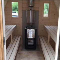 Dundalk LeisureCraft Sauna Chimney & Heat Shield Set for out the Top - BSB214