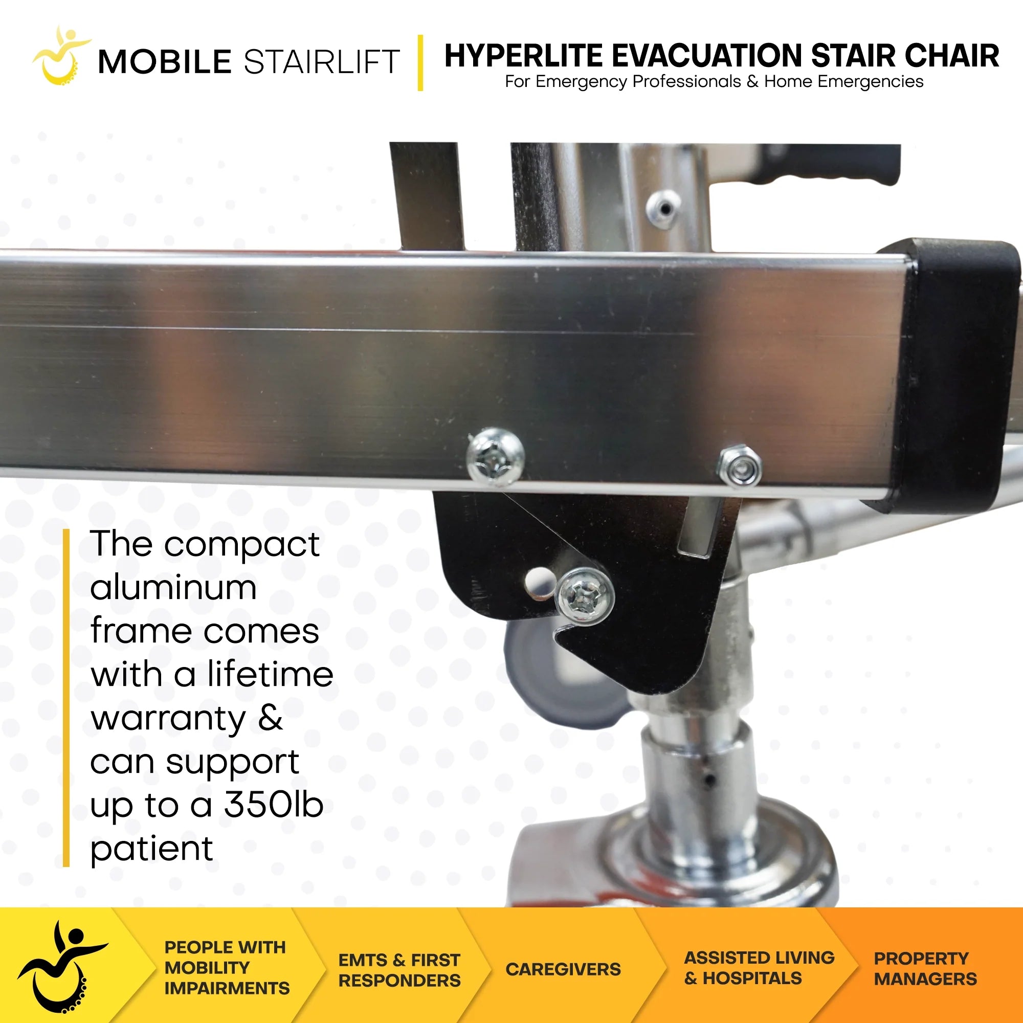 MobileStairLift HyperLite Stair Chair - MS-P01
