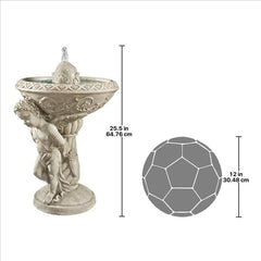 Design Toscano - Pondering Cupid Garden Fountain - KY1024