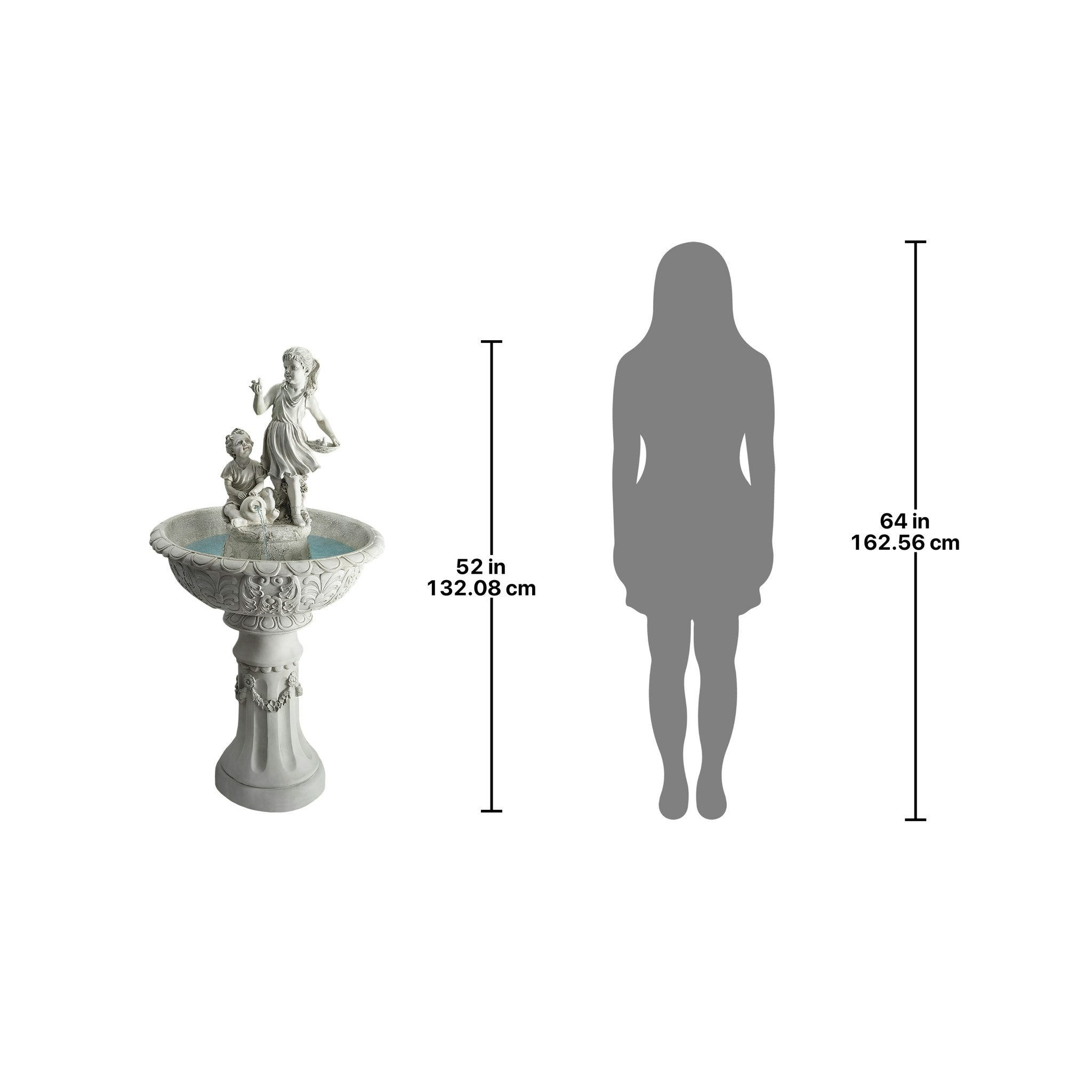 Design Toscano - Nature's Children Sculptural Fountain - KY4012