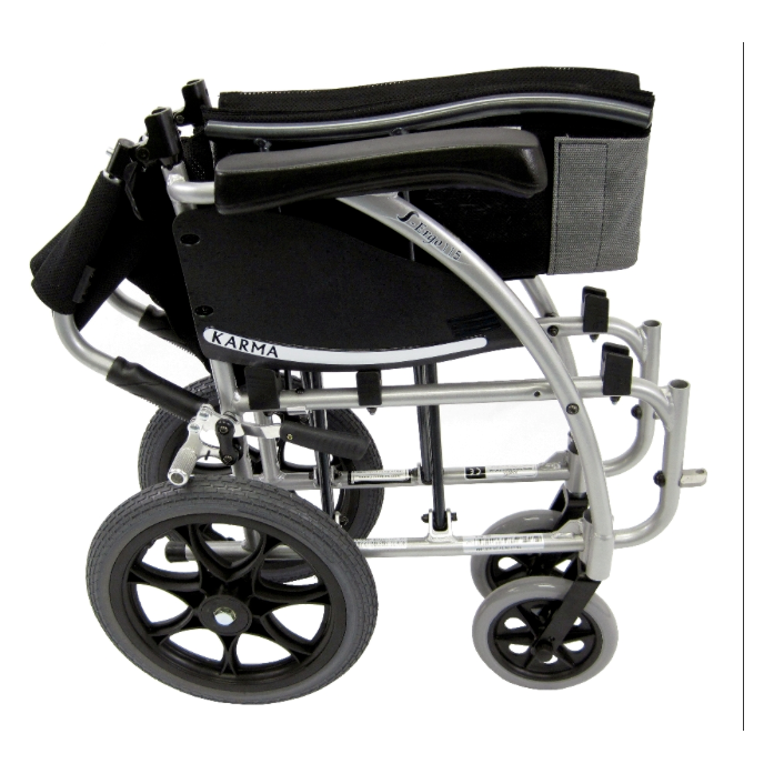 Karman Healthcare S-115-TP Ergonomic Portable Transport Wheelchair