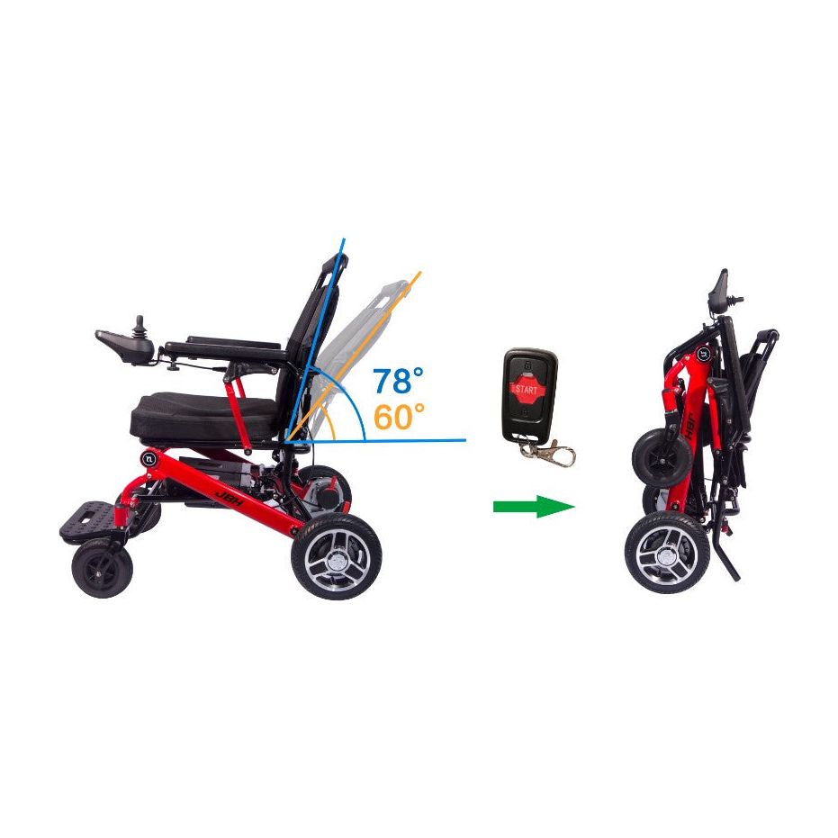JBH D15A Electric Folding Wheelchair