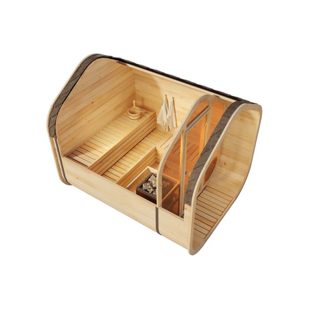 SAUNAONES™ Barrel Sauna Serenity Nature Air 8