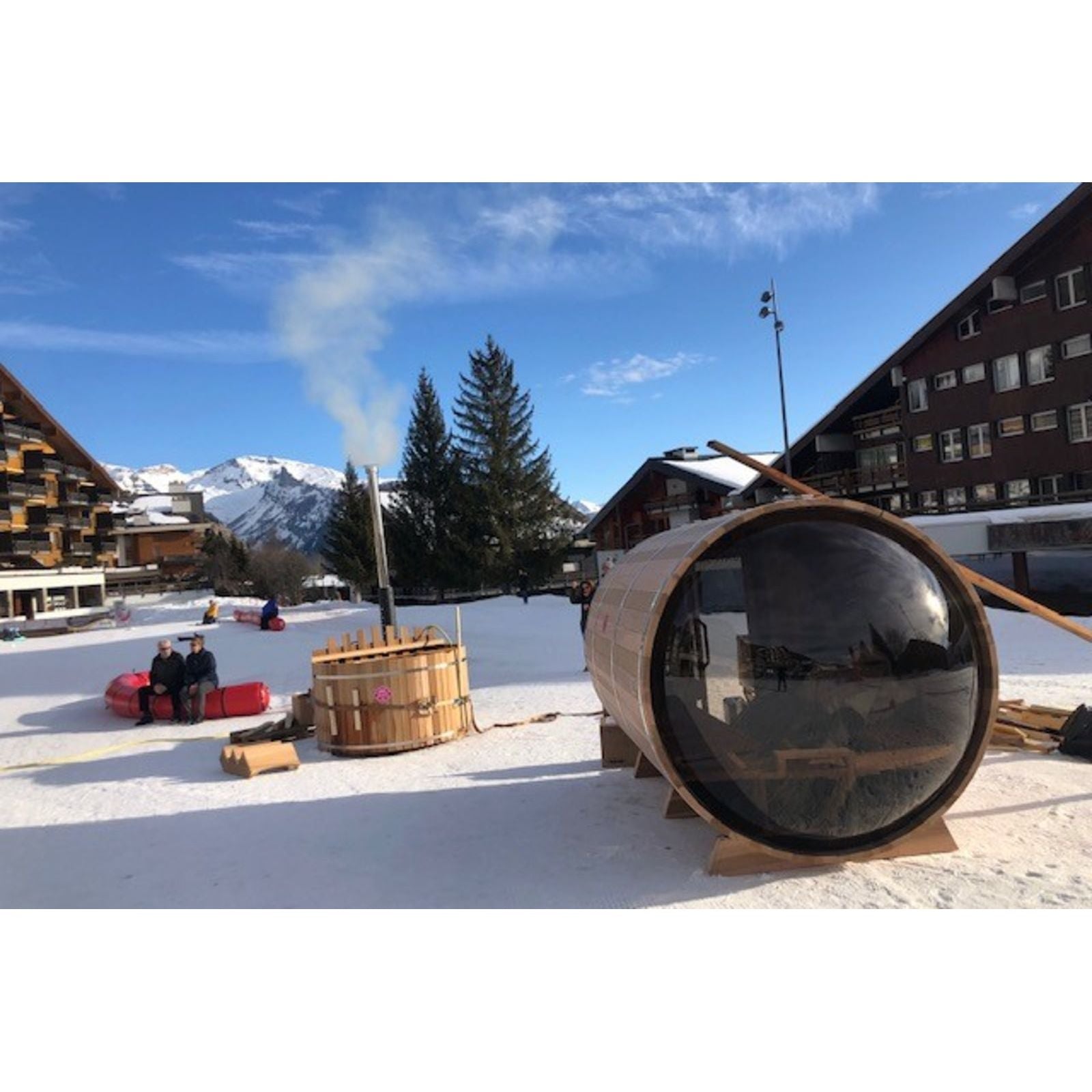 SAUNAONES™ Barrel Sauna Serenity Nature Air 4