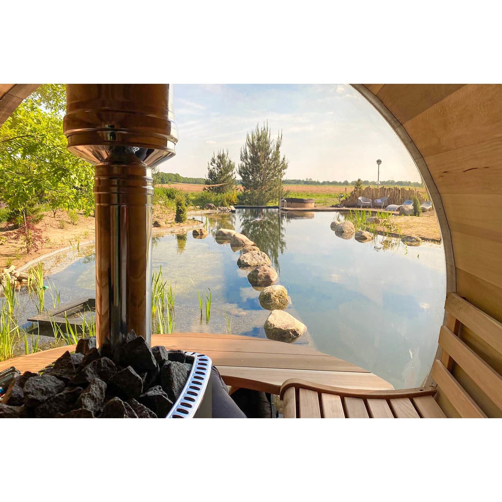 SAUNAONES™ Barrel Sauna Serenity Nature Air 4