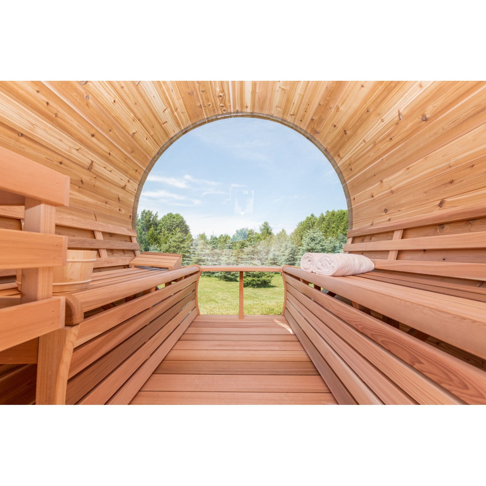 SAUNAONES™ Barrel Sauna Serenity Nature Air 4