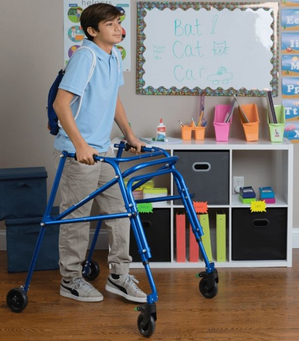 Circle Specialty Klip 4-Wheel posterior Pediatric Walker - KP410-420-430-440