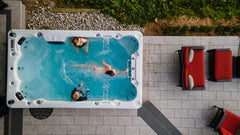 Canadian Spa Company St. Lawrence 13ft 12-Person 39-Jet Swim Spa - KS-10027