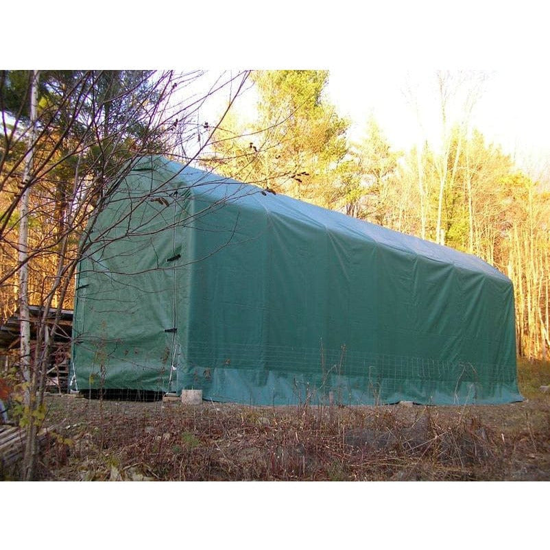 Rhino Shelter Instant Garage (Barn Style) 12’W x 20’L x 12’H - PB122012B