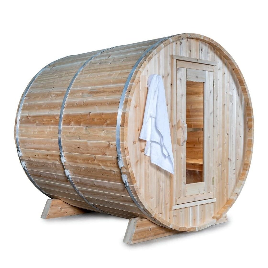 Dundalk LeisureCraft Harmony 2-4 Person Barrel Sauna - CTC22W