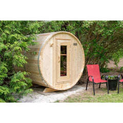 Dundalk LeisureCraft Harmony 2-4 Person Barrel Sauna - CTC22W