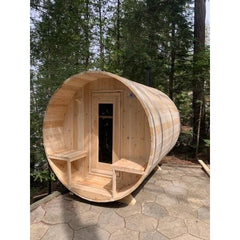 Dundalk Leisurecraft Serenity 2-4 Person Barrel Sauna - CTC2245W