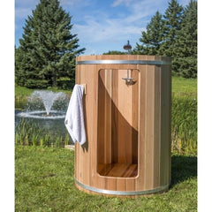 Dundalk LeisureCraft Rainbow Knotty Red Cedar Outdoor Shower  - 582S