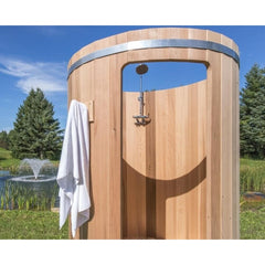 Dundalk LeisureCraft Rainbow Knotty Red Cedar Outdoor Shower  - 582S