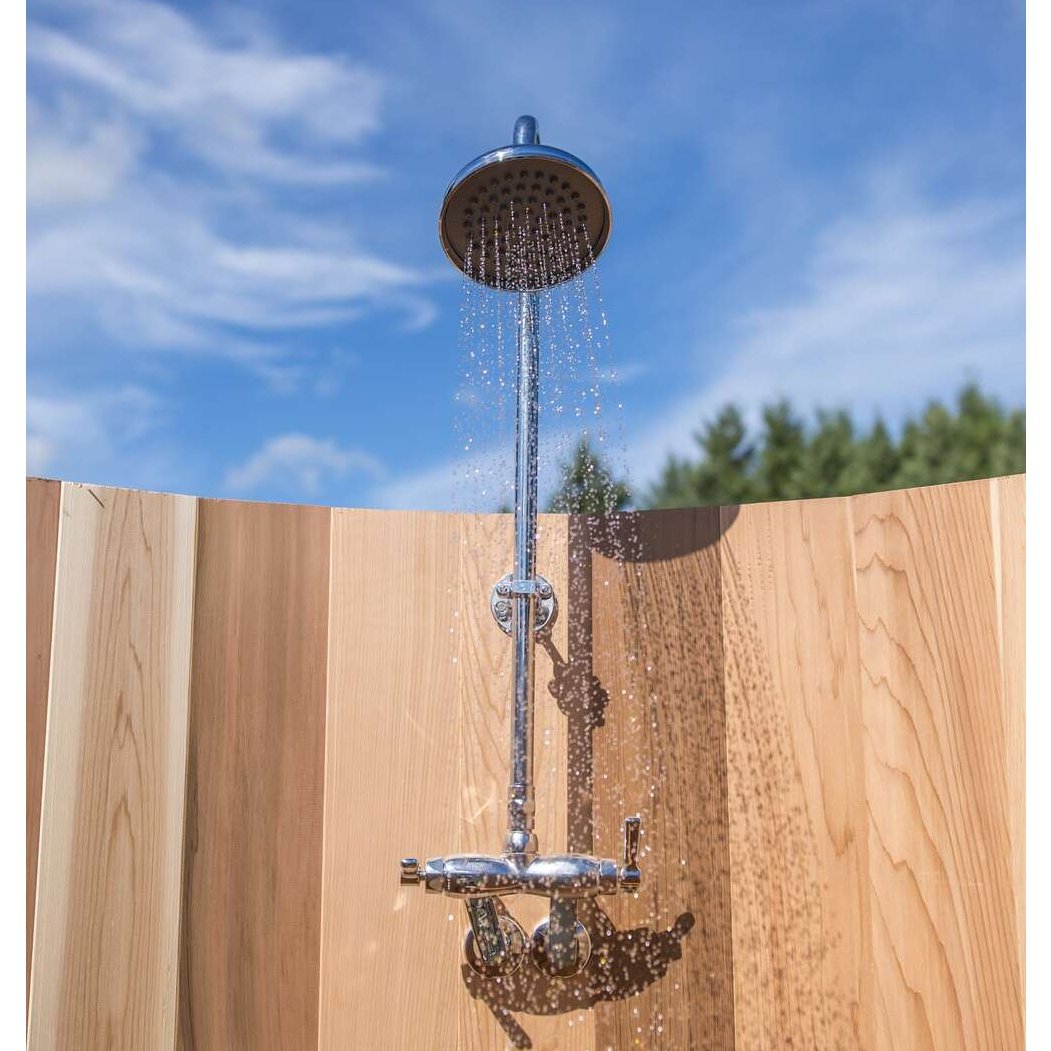 Dundalk LeisureCraft Rainbow Knotty Red Cedar Outdoor Shower  - 582S
