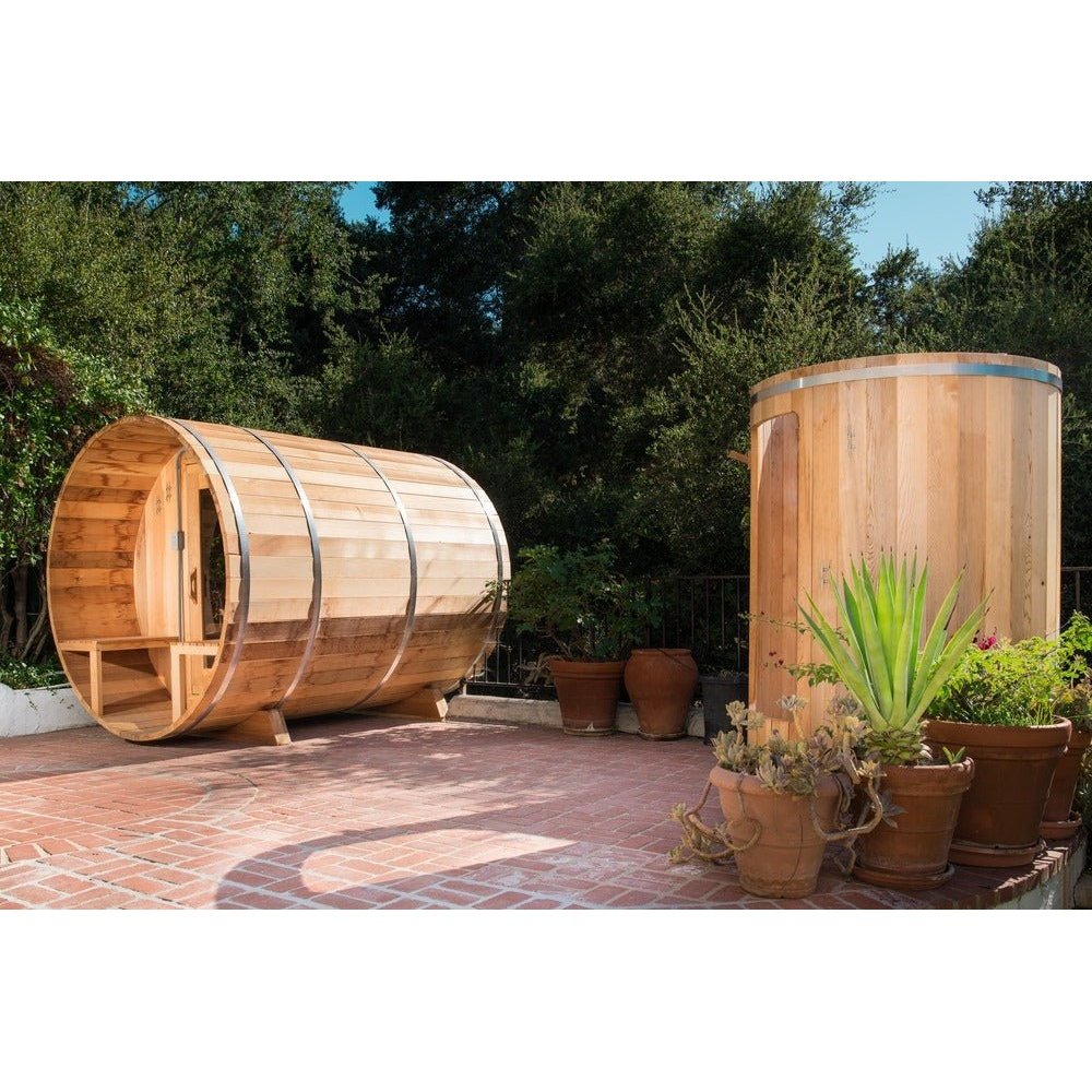 Dundalk LeisureCraft Rainbow Knotty Red Cedar Outdoor Shower  - 582S