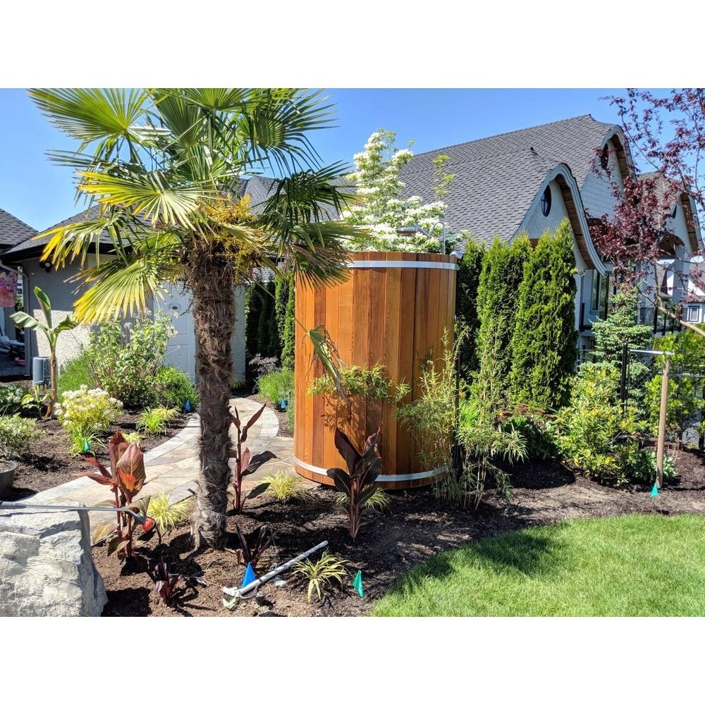 Dundalk LeisureCraft Rainbow Knotty Red Cedar Outdoor Shower  - 582S