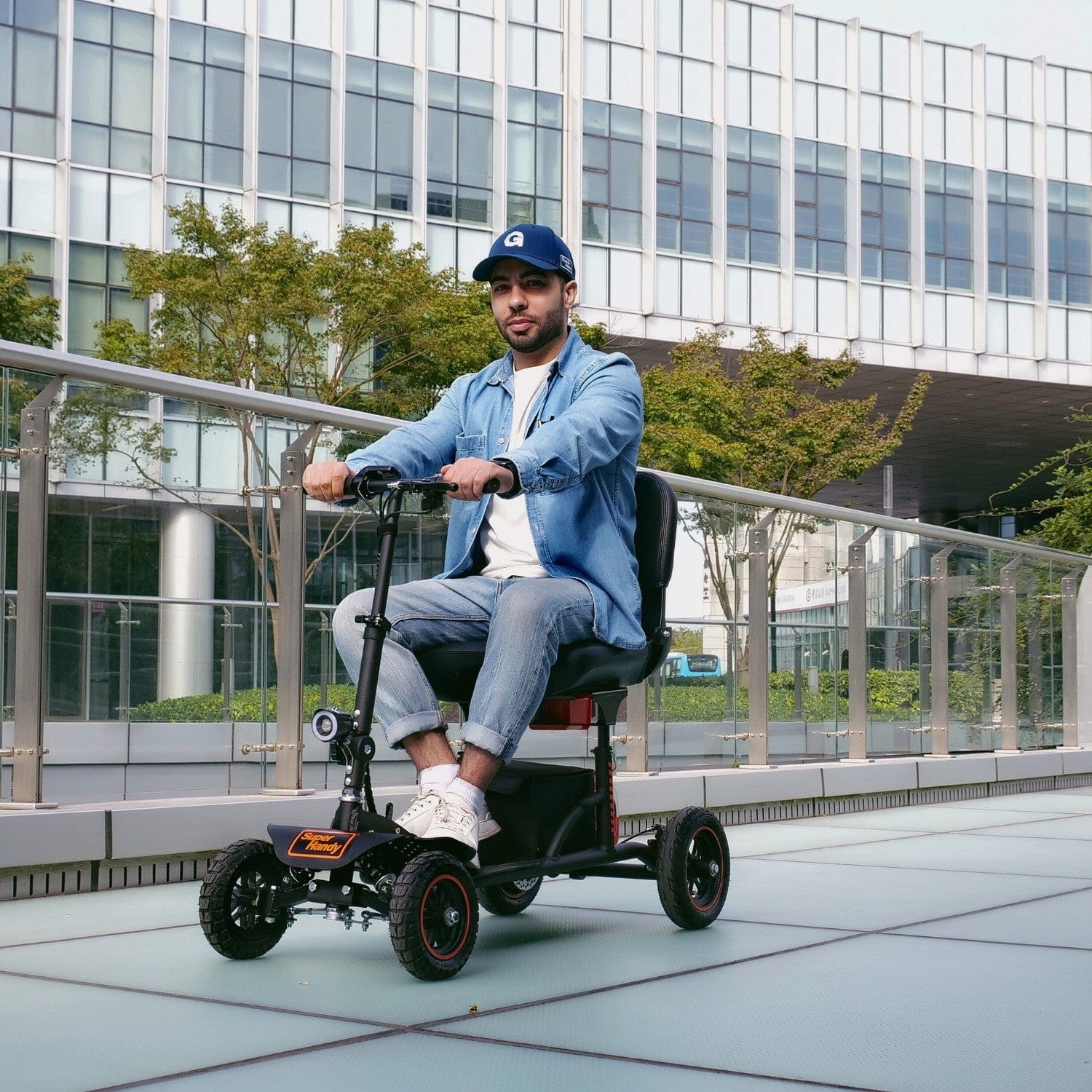 SuperHandy Explorer Mobility Scooter - Heavy-Duty Design, 48V 2Ah Battery, 350lb Capacity - GUT161