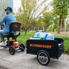 SuperHandy Explorer Mobility Scooter - Heavy-Duty Design, 48V 2Ah Battery, 350lb Capacity - GUT161