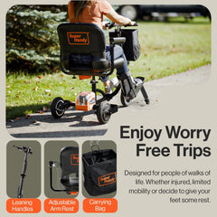 SuperHandy Passport Plus Mobility Scooter - 48V 2Ah Battery, 330Lb Max Weight - GUT140