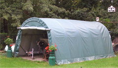 Rhino Shelters Instant Garage (Round Style) 12'W x 16'L x 8'H - GA121608R