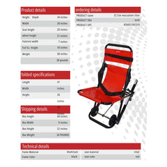 MobileStairLift EZ LITE Evacuation Chair - EVCH-L