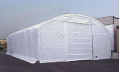 Rhino Shelter Portable Building (Round Style) 40’W x 60’L x 18’H – TR406018WHD