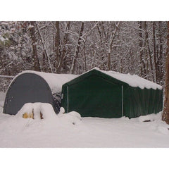 Rhino Shelter Garage 12’W x 20’L x 8’H (House Style) - GA122008H