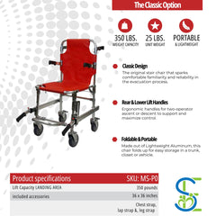 MobileStairLift HyperLite Stair Chair - MS-P01