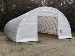 Rhino Shelter Portable Building (Round Style) 30’W x 40’L x 15’H – TR304015WHD