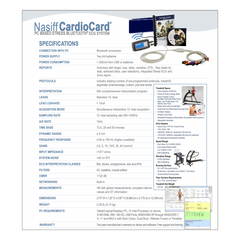 Nasiff Associates CardioResting ECG Systems - Cardiostress ECG System, Bluetooth - CC-STRESSBT