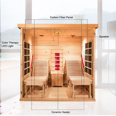 SAUNAONES™ Far Infrared Indoor Harmony Sauna Room