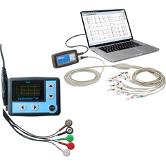 Nasiff CardioCard MiniSuite System - Resting ECG & Holter Combo CardioResting™ ECG and CardioHolter (Bluetooth Available) EMR Connectivity