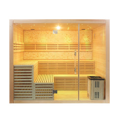 SAUNAONES™ Include Therapy Wood Traditional Steam Sauna Modern Relax 7