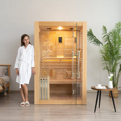 SAUNAONES™ Traditional Steam Sauna Room Luxury 3