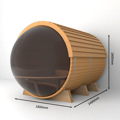 SAUNAONES™ Barrel Sauna Serenity Nature Air 4